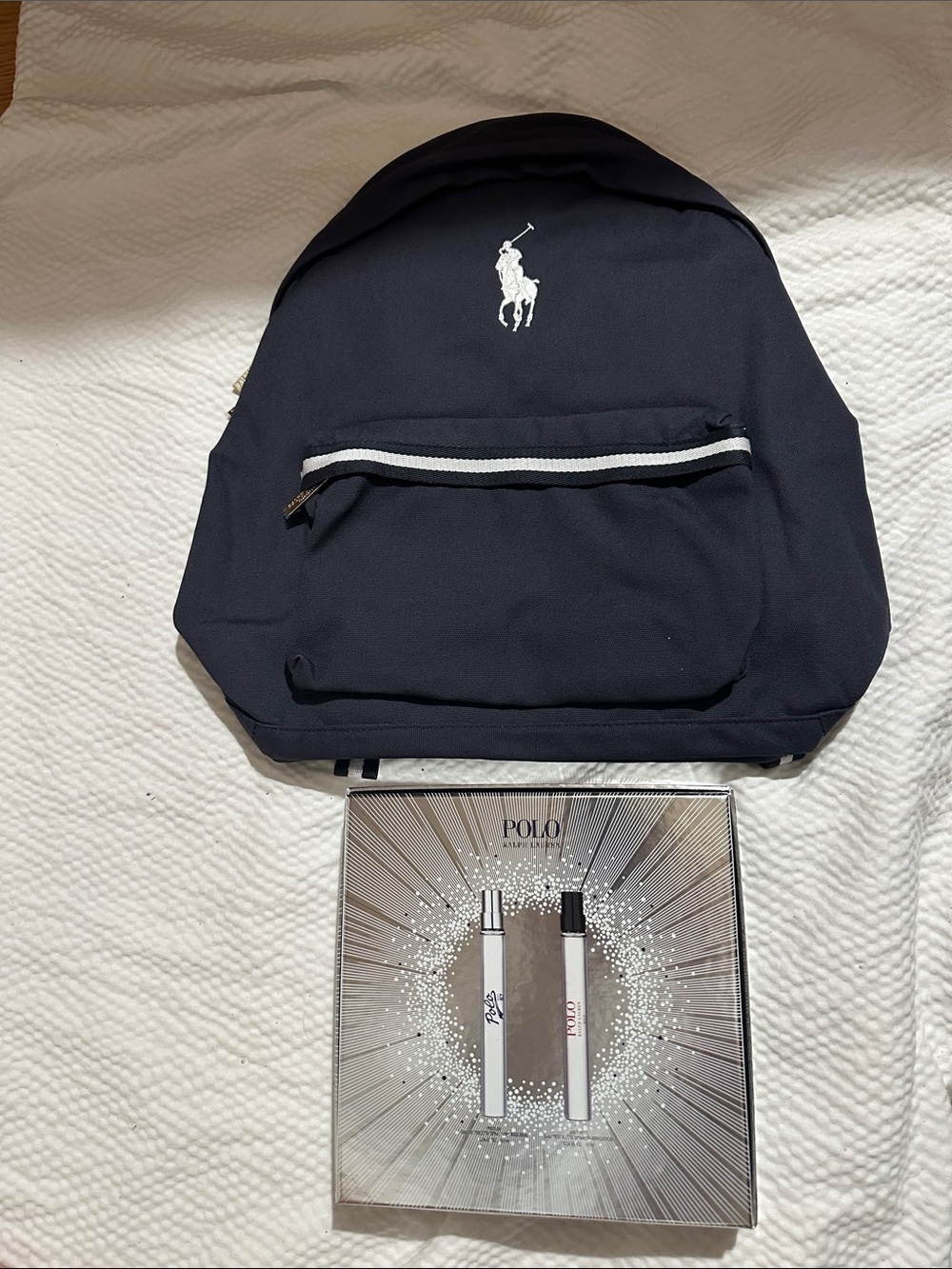 Great Father’s Day Bundle! Ralph Lauren Fragrances Backpack & EDT Set,New!